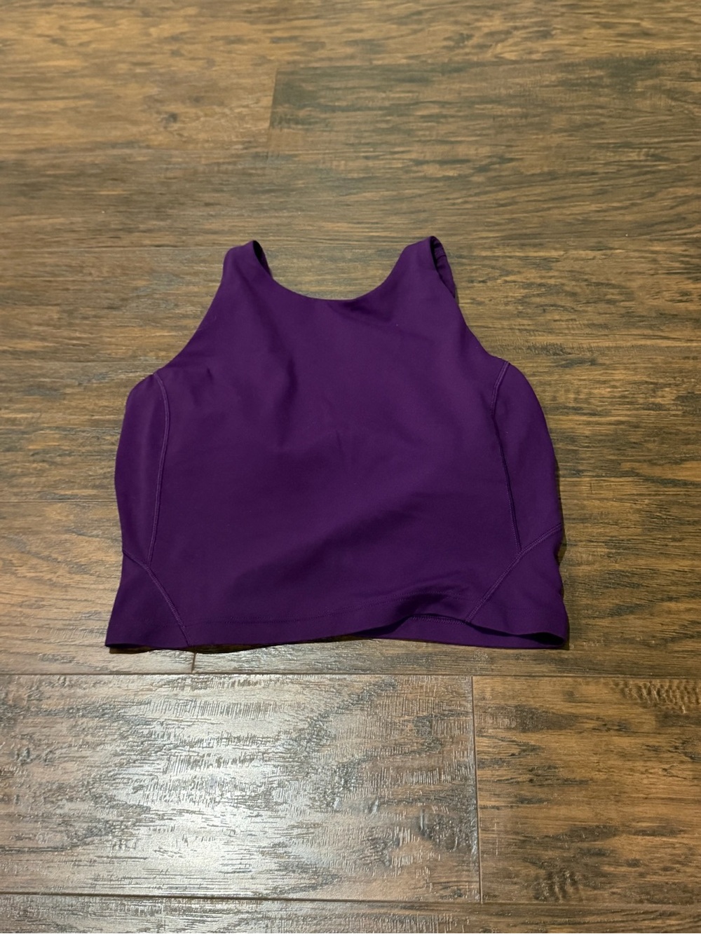 lululemon athletica Women's Plum Color Cropped Tank Size 4